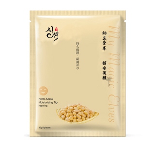納豆奈米鎖水面膜加工